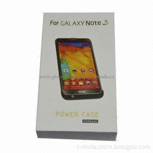 Battery Case for Samsung Galaxy Note 3, 3,200mAh Battery Capacity, ABS + Aluminum Alloy Materials